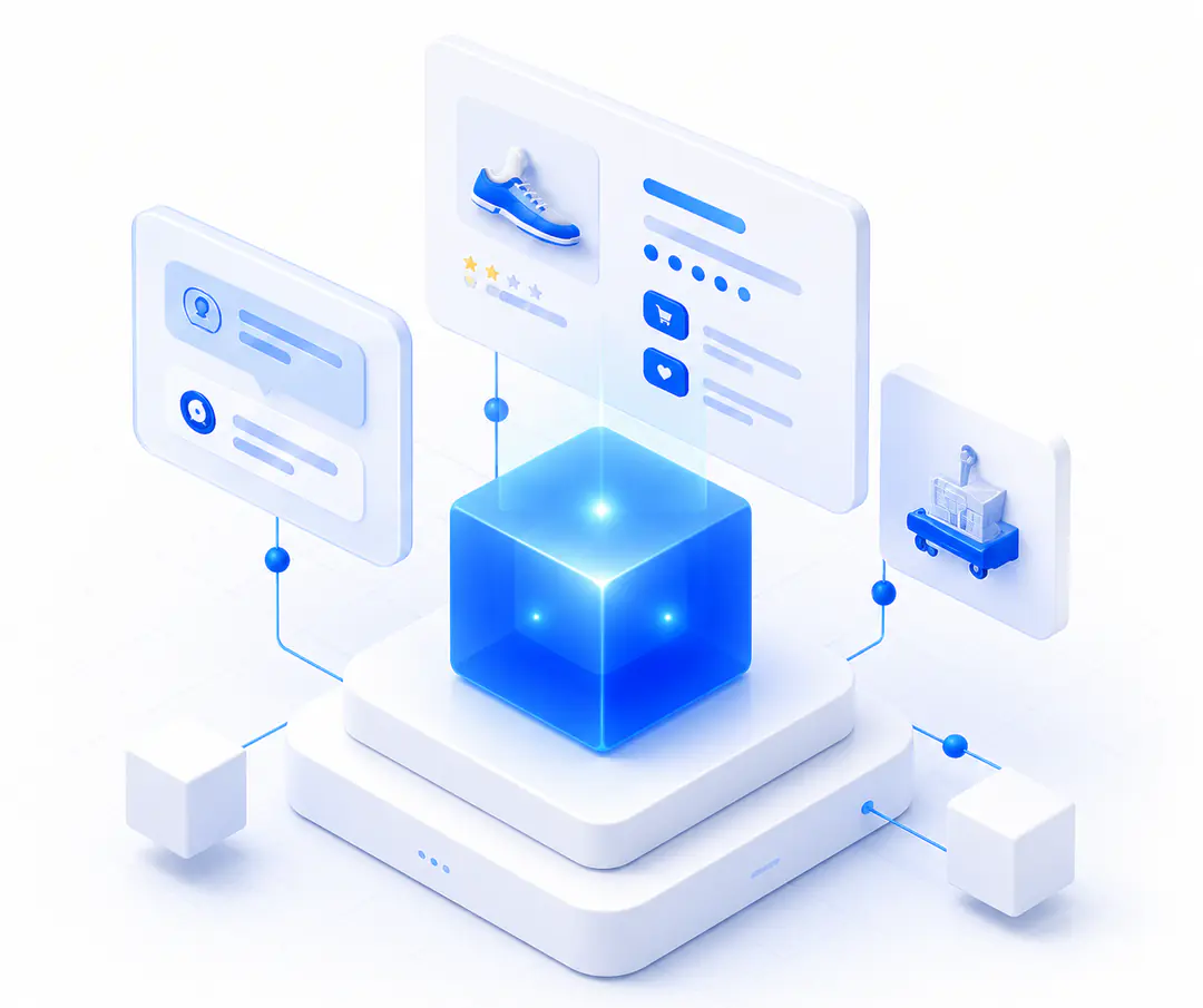 Nezam's AI recommending products, answering chats and adding items to the cart