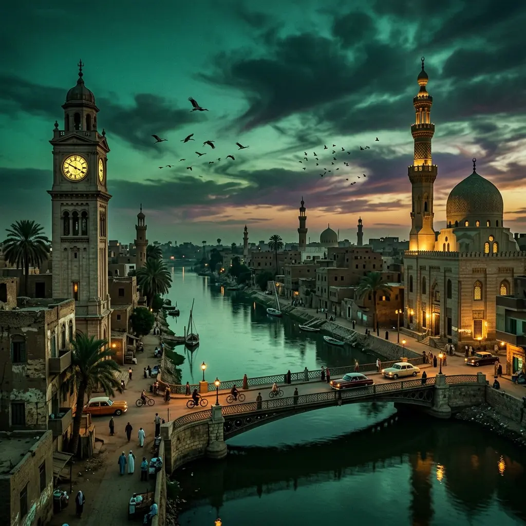 مشهد بصري لمدينة بلبيس